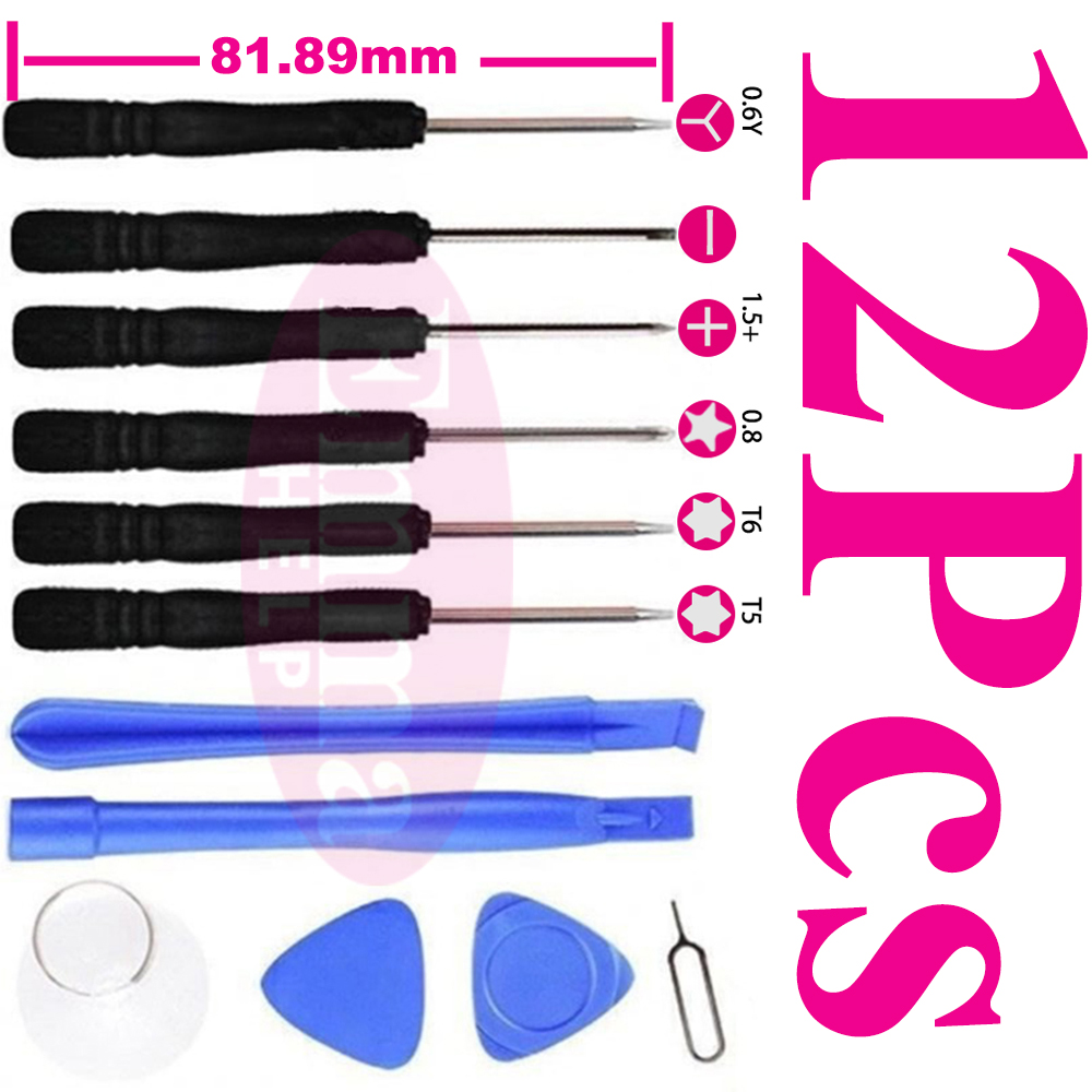 Electronics Repair Equipment - 12Pcs Phone Repair Tool Kit for