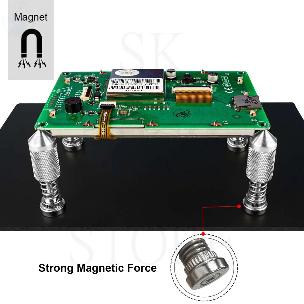 Electronic Repairing - 4pcs Strong Magnetic Suction Spring Clamp