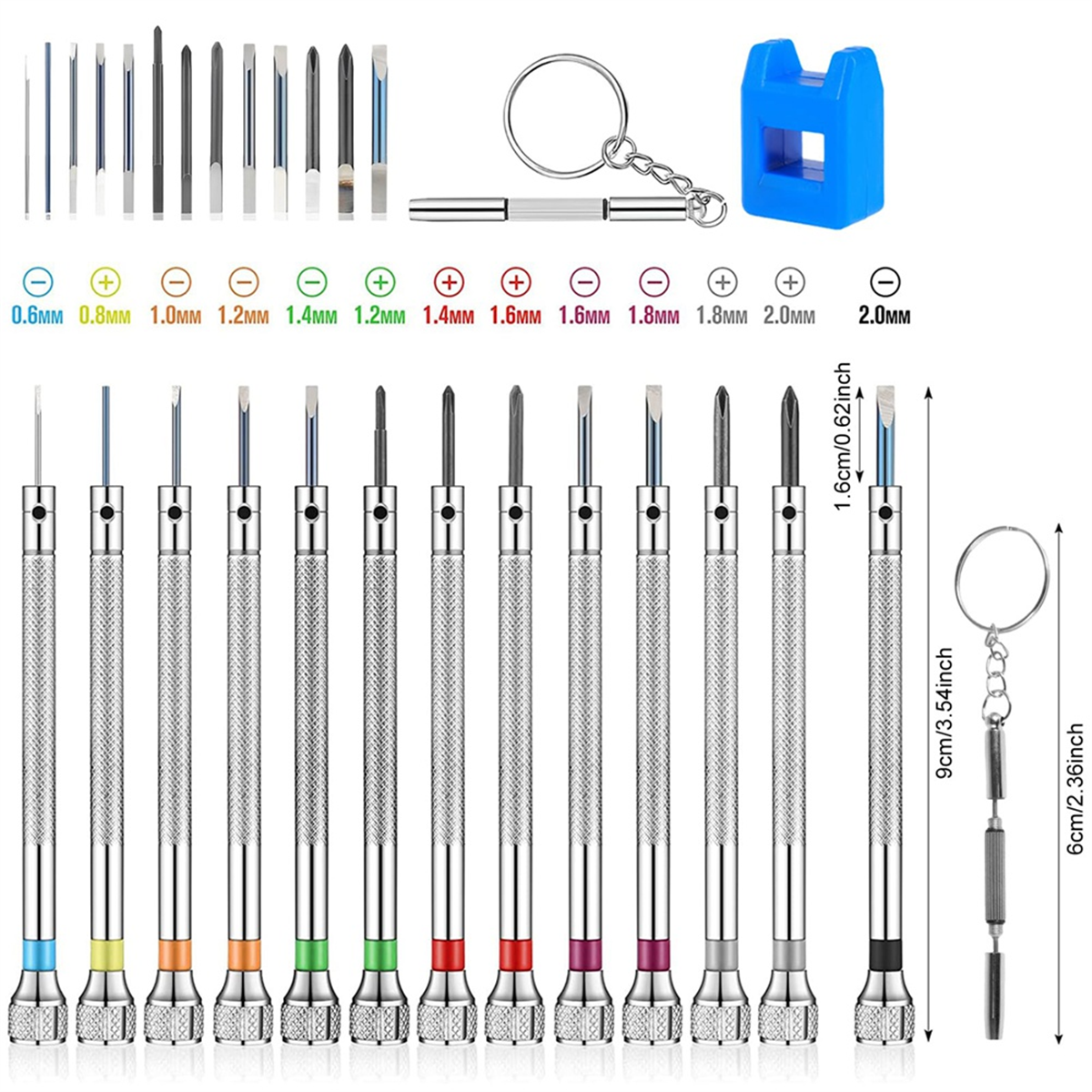 Electronic Repairing - A002 26Pcs Watch Screwdriver Set, Anti