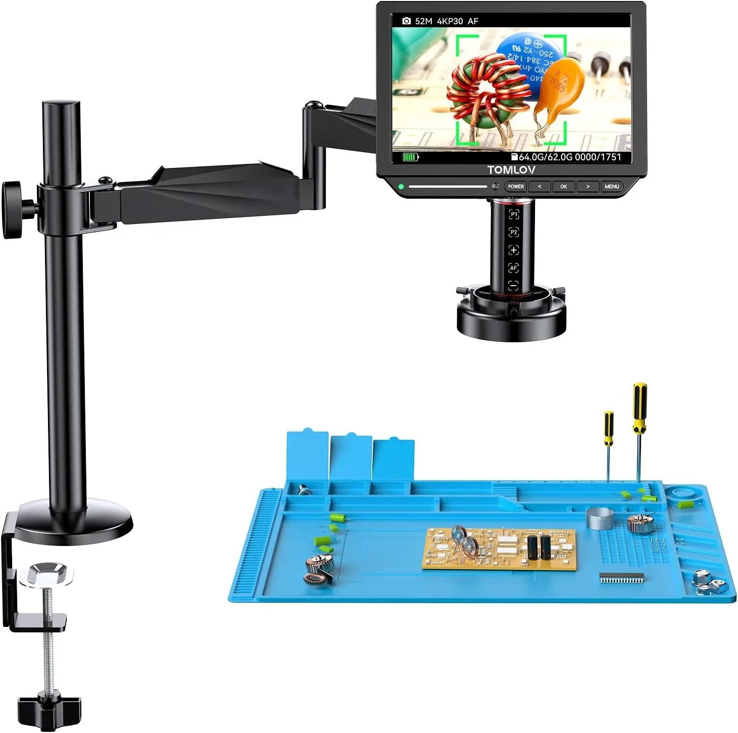TOMLOV 4K Autofocus Digital Mi - огляд і ціна Electronics Repair Microscope