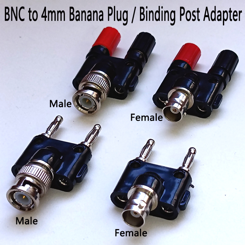 1PC BNC Male/Female to 4mm dua - огляд і ціна Electronics Repair Equipment