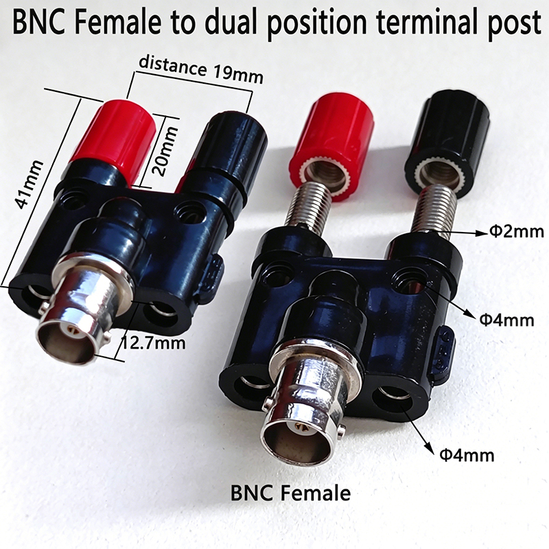 1PC BNC Male/Female to 4mm dua - огляд і ціна Electronics Repair Equipment