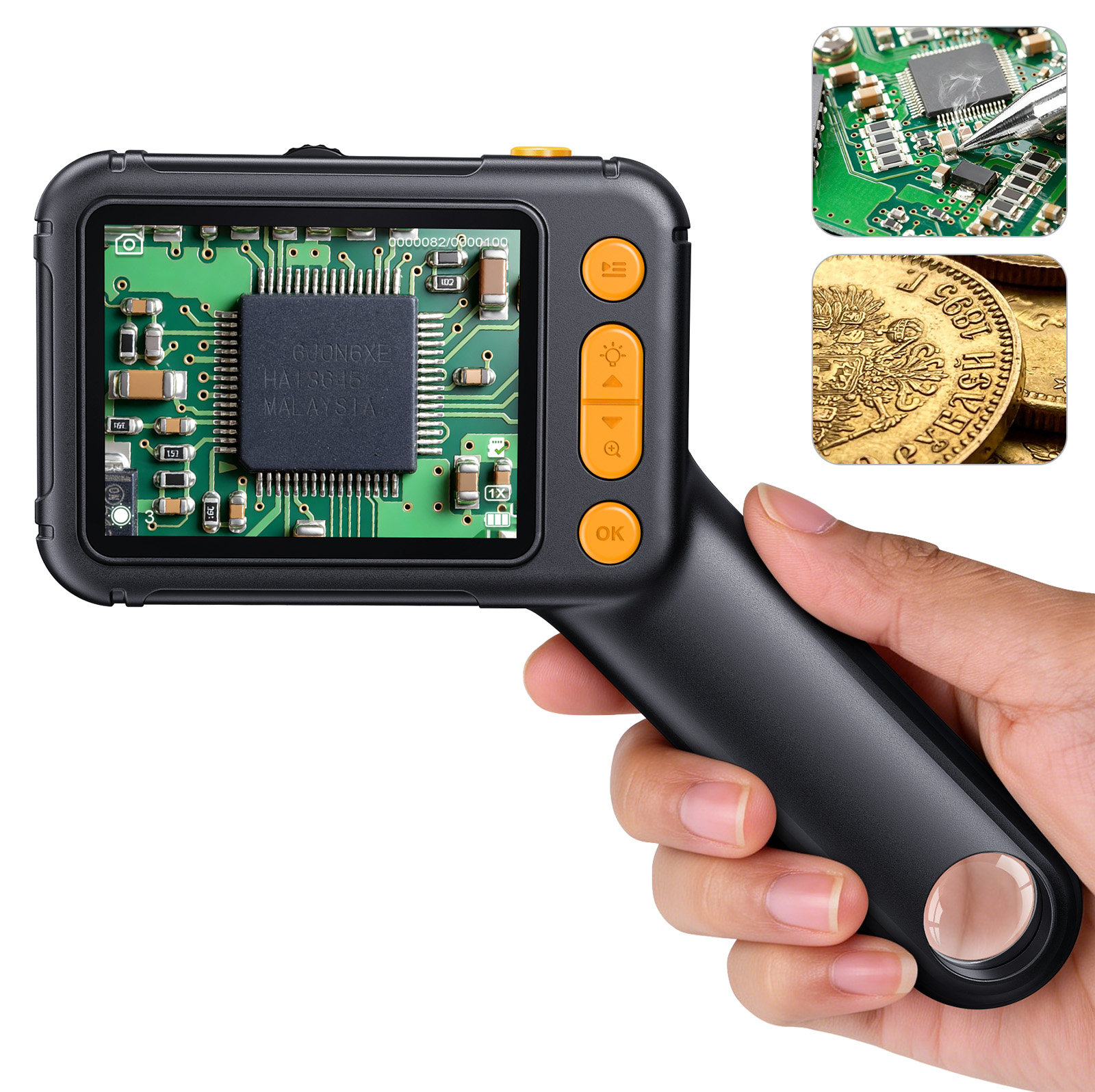 2.8inch Digital Microscope 100 - огляд і ціна Electronics Repair Microscope