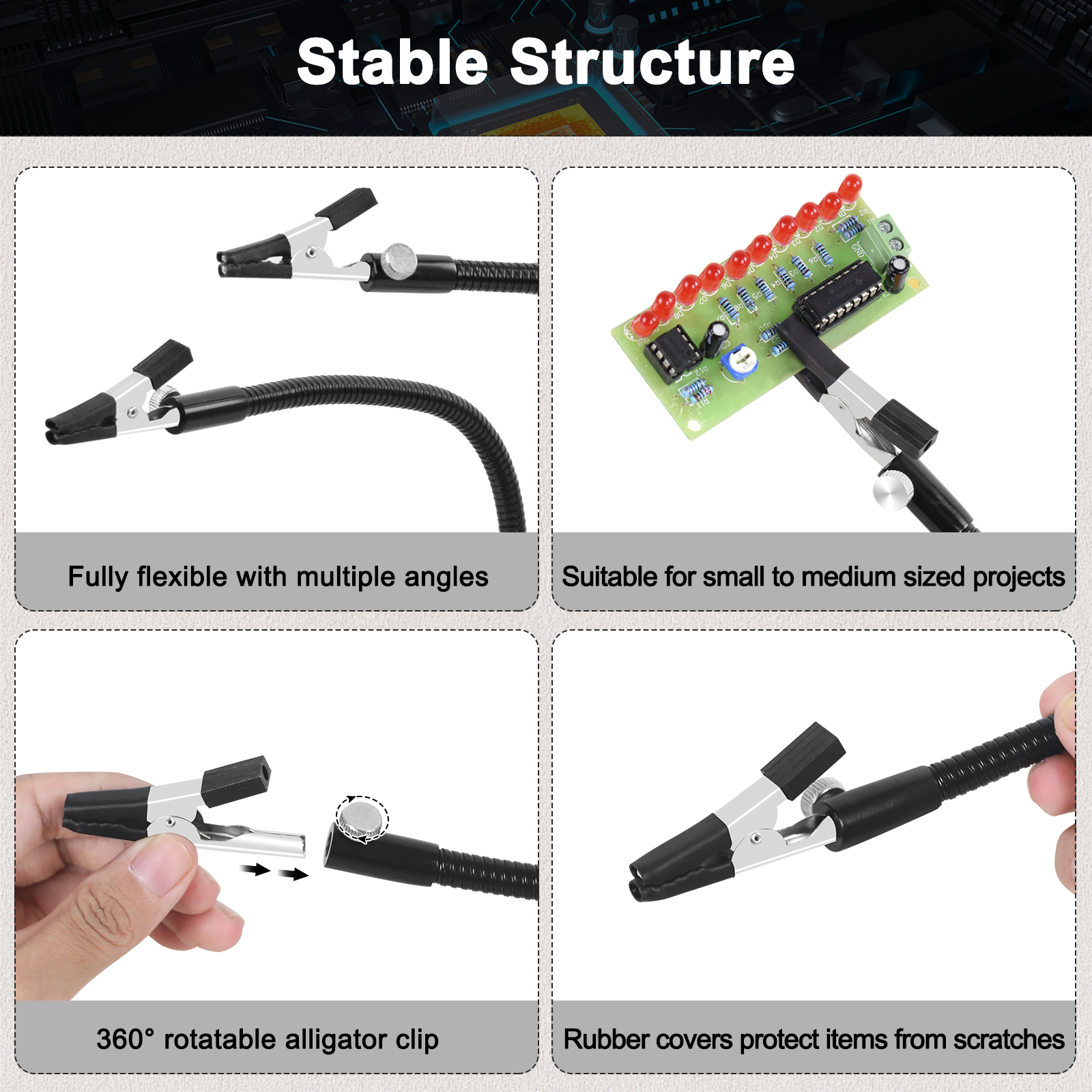 Toolour Magnetic Helping Hands - огляд і ціна Electronics Repair Equipment