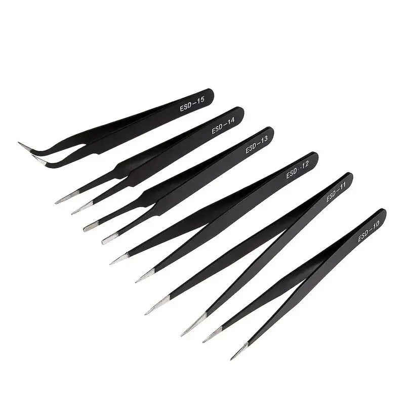 NEW 6pcs Precision Long Tweeze - огляд і ціна Electronics Repair Equipment