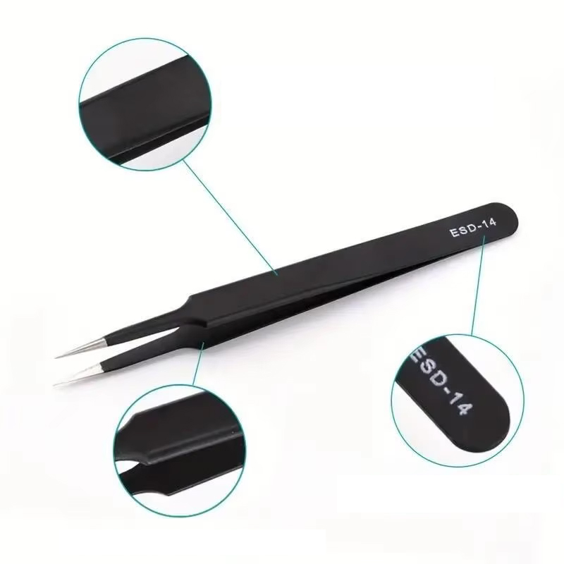 NEW 6pcs Precision Long Tweeze - огляд і ціна Electronics Repair Equipment